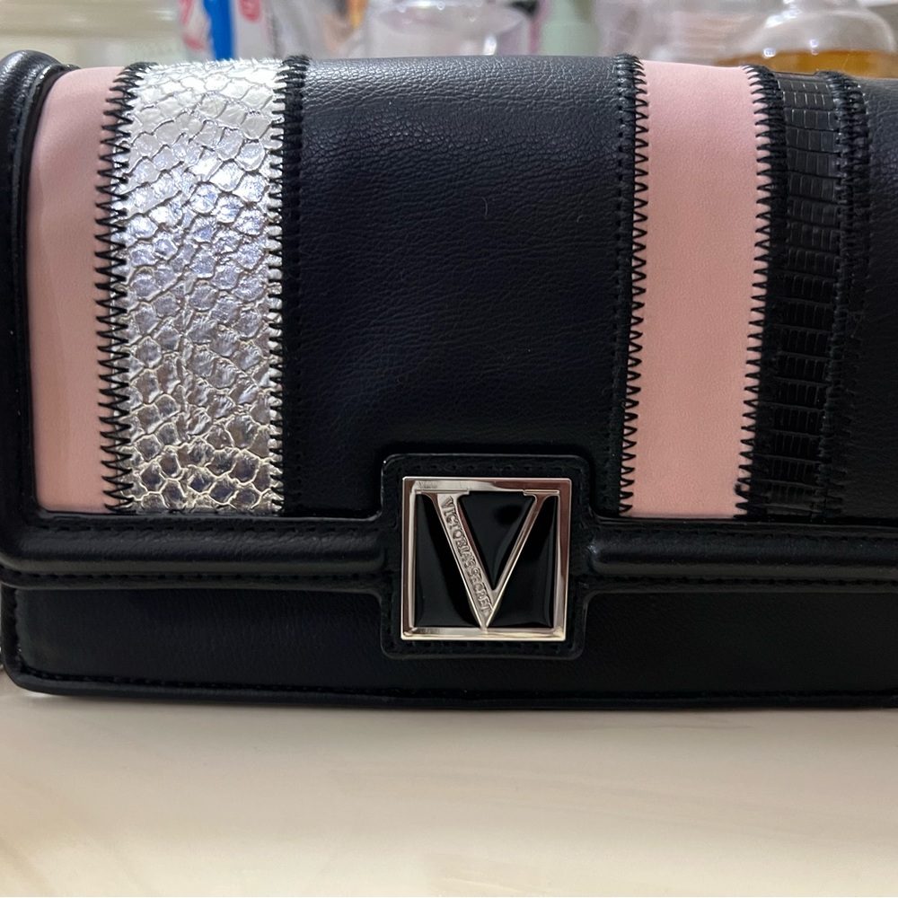 Victoria secret Black and Pink Women's Bag
